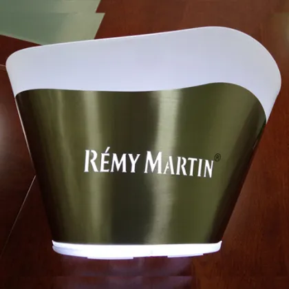 plastic led wine bucket stand