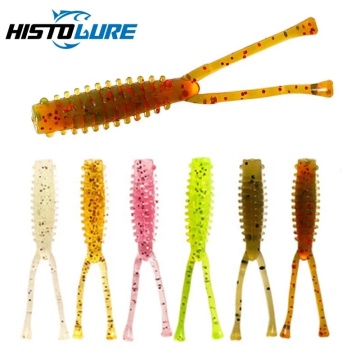 HISTOLURE Ajing Soft Fishing Lures 20pcs 0.4g 3.2cm Silicone Bass Swimming Jig Worms