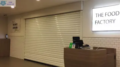 Aluminium alloy turbo fast rolling door