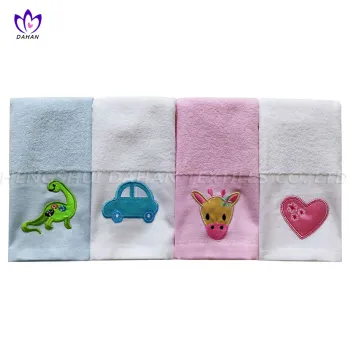 100% cotton embroidery baby towels