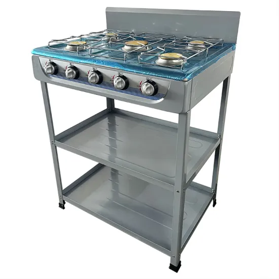 High Quality Low Price 5 Burner China Factory Price Gas Stove with Cabinet
