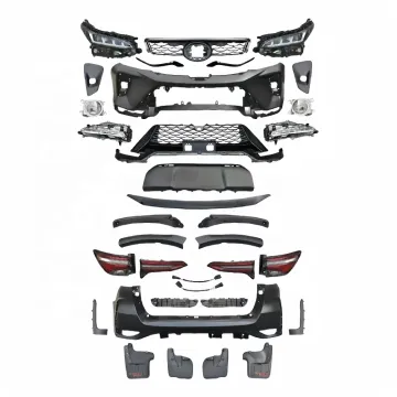 Fortuner Body Kit Upgrade: 2016-2021 Car Bumpers, Grille, Headlights, Tail Lamps & Accessories for Toyota Fortuner 2020-2021