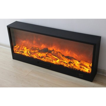 Simulated Flame Heater Remote Control Electric Fireplace