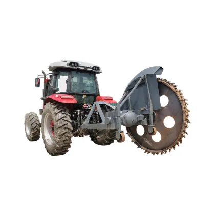 Tractor Driven Disc Trencher for Underground Cable Installation - For Sale