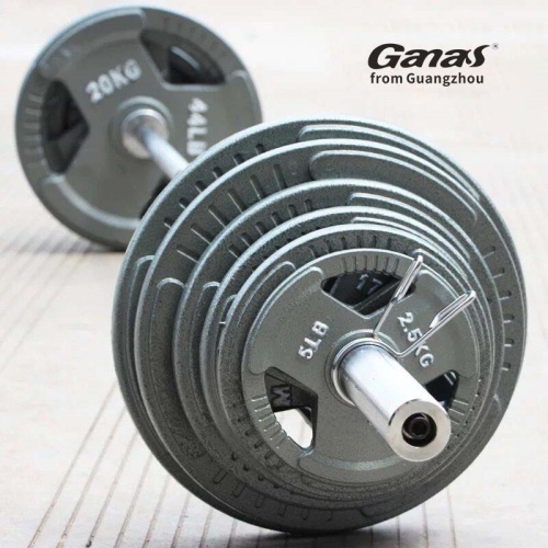 Weightlifting Cast Iron Grip Metal Weight Plates