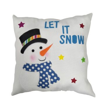 Christmas cute snowman pillow