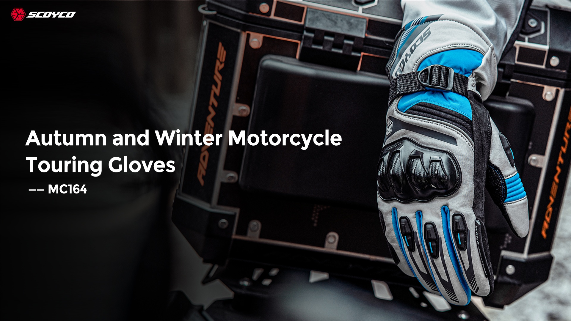 winter waterproof moto gloves