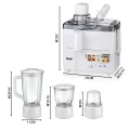 2022 Multifuncional 4 en 1 Food Processor Fruits &amp; Vegetable Juice