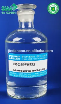 colorless Antibacterial Nano Silver Solution for antibacterial silver fabric