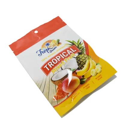 Laminated Foil Barrier Dried Fruit Snacks Printed Packaging