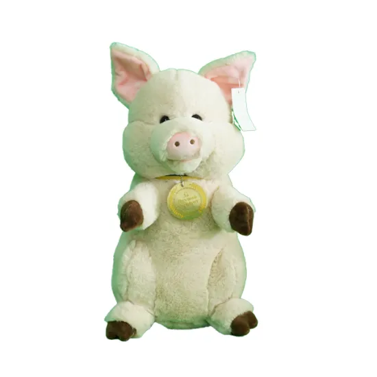 plush toy pig sit  down  Sitting