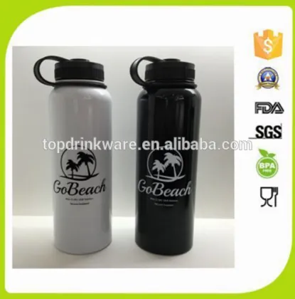 64oz hydro flask insulated stainless steel water bottle with wide mouth