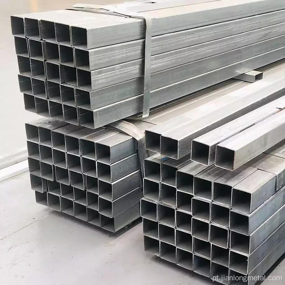 Q235 tubos quadrados galvanizados de aço