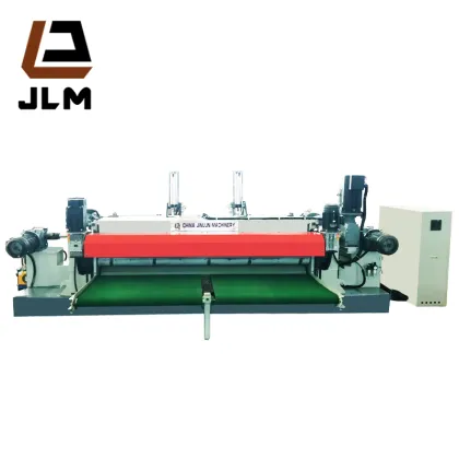 Shandong Jinlun CNC Spindleless Veneer Lathe / Wood Veneer Cutting Machine