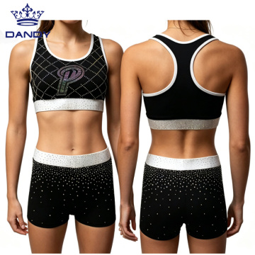 Girls flame sublimation cheer practice wear