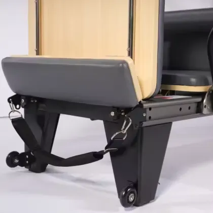 Adjustable Aluminum Pilates Reformer with Tower and Sitting Track