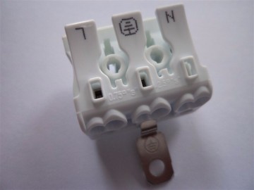 Sineyi-121 Yuyao UL EC white PCB 2 Side 3 poles hood type solderless insulated flame retardant 294 Wire To Board