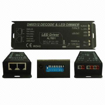 Dmx/0-10v Dimmer Led Driver, Multifunction Controller/with Dc 12-24v ...
