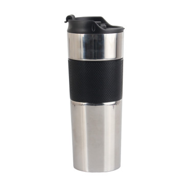 Stainless steel french press coffee mug