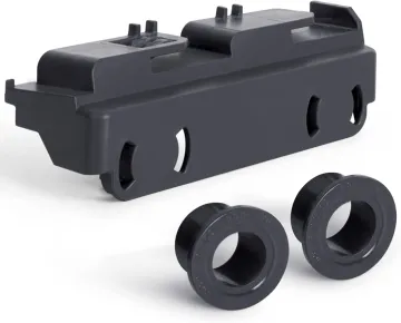 Replacement Dishwasher Rack Carrier and Roller Kit for L and R Sides - Compatible with WD12X10438, WD12X10439, WD12X10446