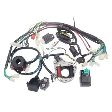 Complete Electrics Stator Coil CDI Wiring Harness Assembly Kit for 4 Stroke ATV KLX 50cc/70cc/110cc/125cc