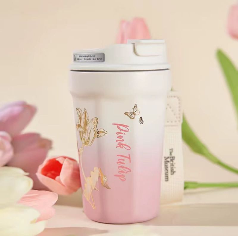 Summer Tulip - themed Insulated Water Bottle