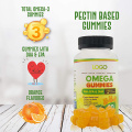 Huile de poisson de booster du cerveau oméga 3 gummies