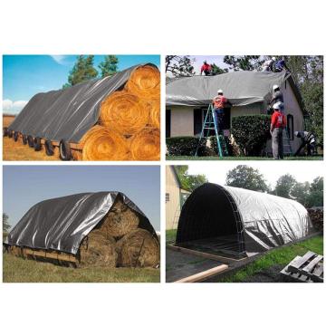 Heavy Duty PVC Waterproof Hay Bale Cover Tarpaulin