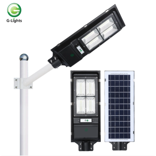 Smart solar street light for gate