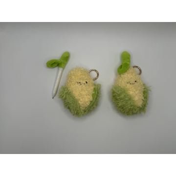 Bolígrafo complementario de peluche con lindo diseño de planta