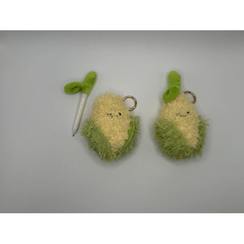 Bolígrafo complementario de peluche con lindo diseño de planta