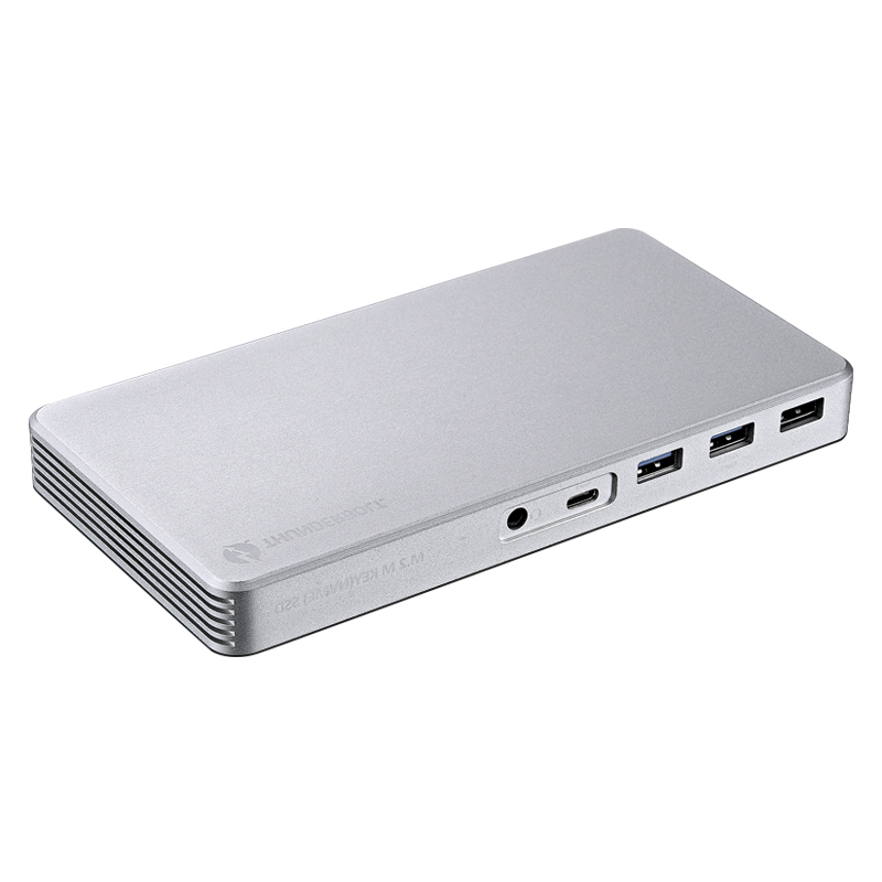 Thunderbolt 3 Estación de acoplamiento de la computadora portátil Dual M.2 Ranura