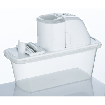 Best-Selling Electric Fruit and Vegetable Chopper: A Convenient Kitchen Accessory with Plastic Cutter and Portable Box Packing