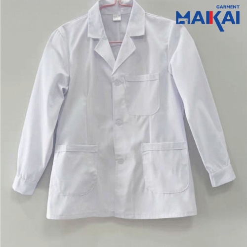 Short Long-Sleeve Doctor Uniform for Medical Professionals
