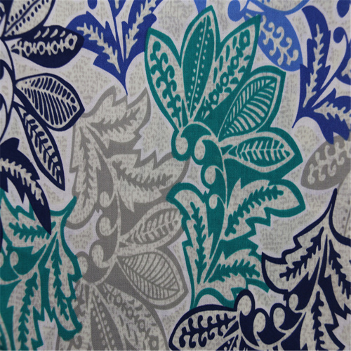 Country style cotton printed plain fabric
