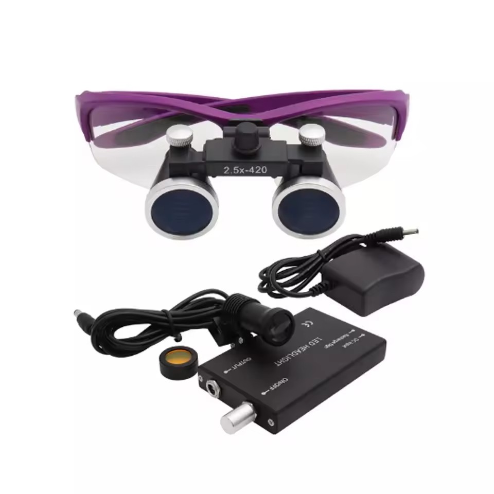 Dental Magnifier Glasses With Light