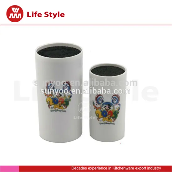 modern knife block with pp insert