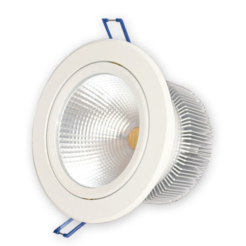 3000k 60w Ra85 Recessed Led Ceiling Spotlight 8 Inch For Bank 3600 Lumen