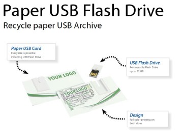 custom paper card webkey for business promotional