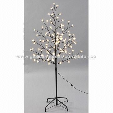LED Christmas Tree Lights, Cherry Flowers, RoHS Directive-compliant