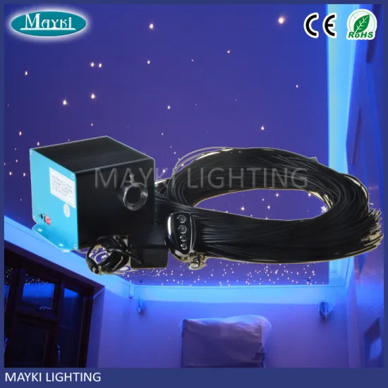 Guangzhou factory fibre optic lights ceiling with stars twinkle effect