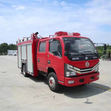 Dongfeng four-wheel drive square tank fire truck fire rescue vehicle emergency fire truck