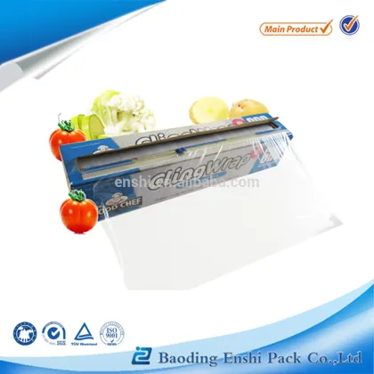 plastic PE food packing film, cling film ,cling wrap