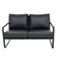 Metal Leather Multi-person Two-seater sofa Restaurant Chairs