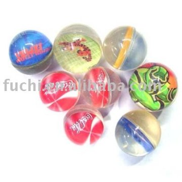 Paper card bouncing ball