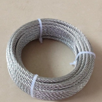 Pembekal Borong China: 1/16 \ "Kabel Pesawat Keluli Galvanized, Tali Wire 7x19 dalam gegelung 100ft