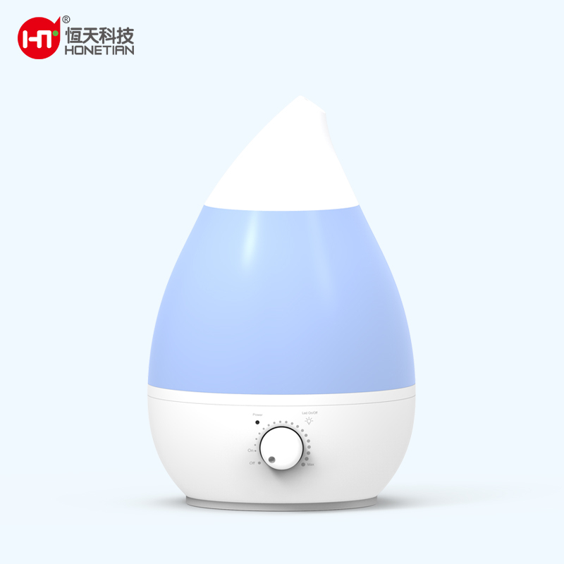 HONETIAN 7 colors night light 360 degrees adjustable nozzle knob control 3.8L capacity custom colors indoor top fill humidifier