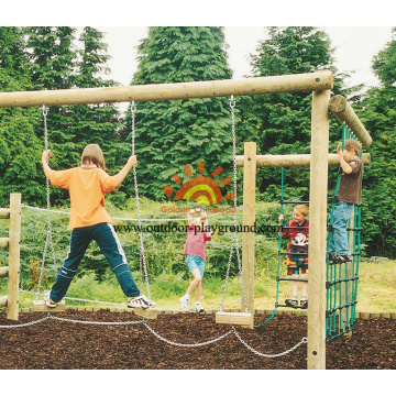 Outdoor Children Playground Climbing Net Untuk Dijual