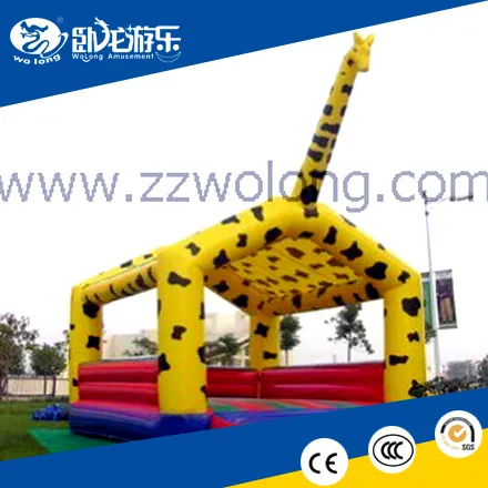 lovely Giraffe Fun inflatable Bounce with CE