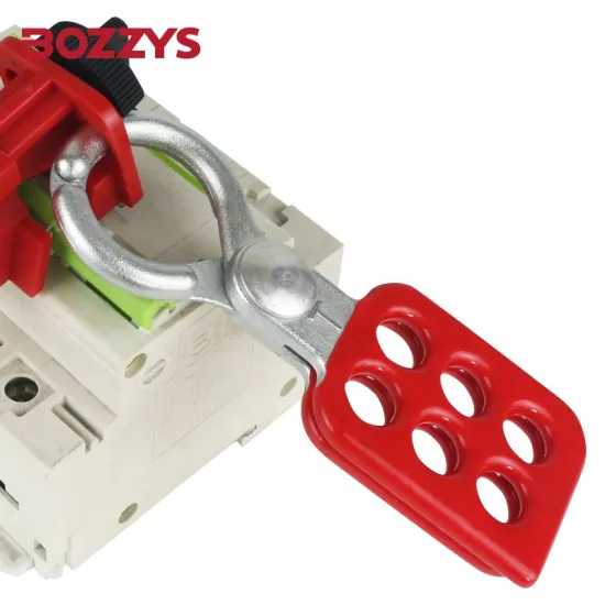Aluminum Safety Lockout Hasp with 1 Inch Locking Diameter for Multi-Person Industrial Equipment Management